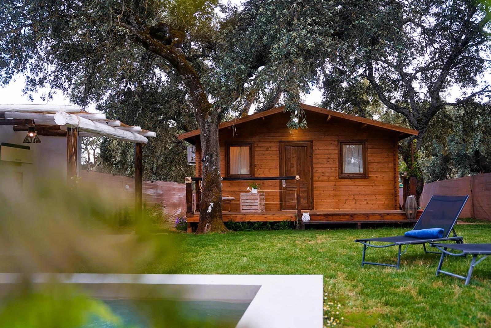 Cabana Rural El Arbol Near Setenil - Ronda Con Piscina Exterior photo